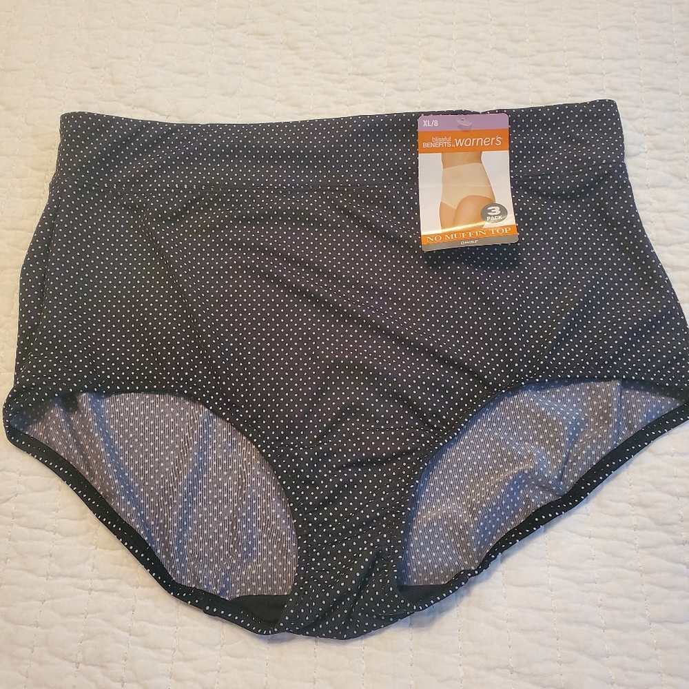 Warner's poka dot brief